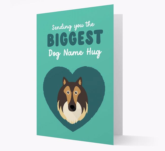 Biggest Hug: Personalised {breedFullName} Card